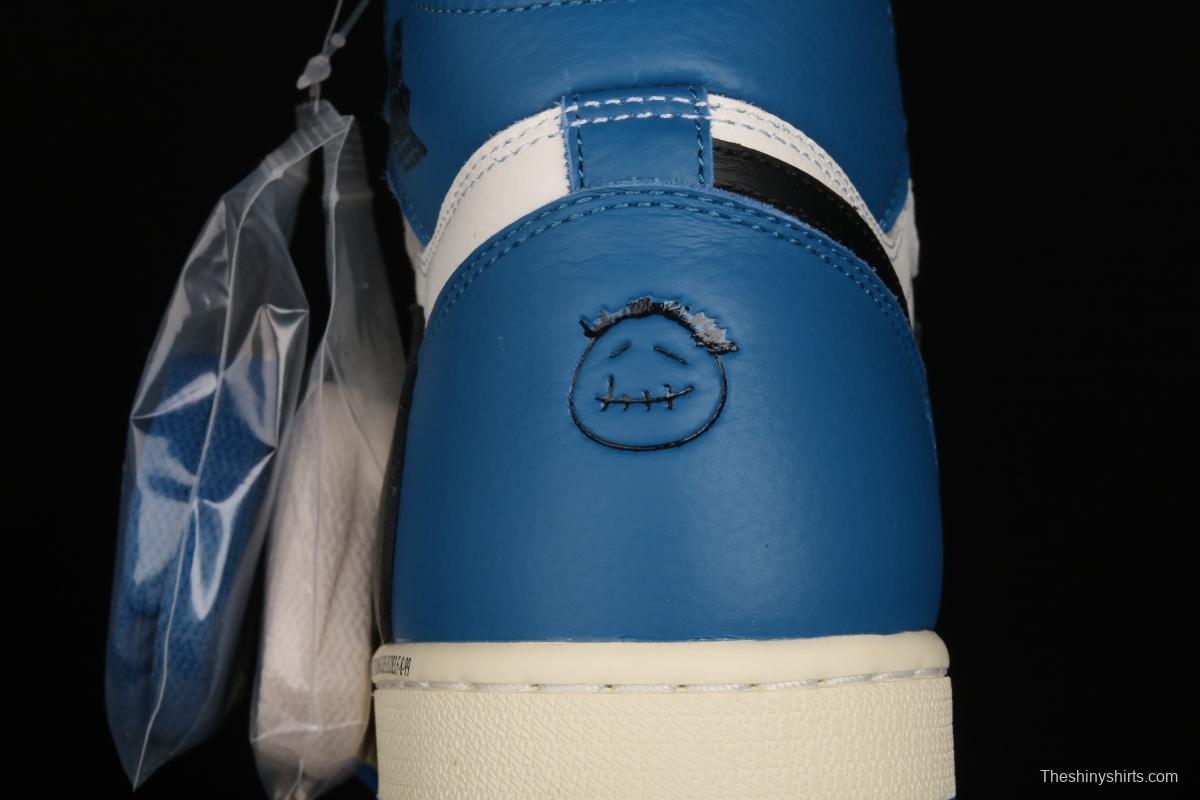 Travis Scott x Air Jordan 1 High OG Lightning inverted tick DH3227-105