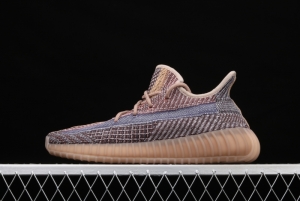 Adidasidas Yeezy Boost 350 V2 FAdidase H02795 Darth Coconut 350 second generation hollowed-out faded blue-brown matching BASF Boost original