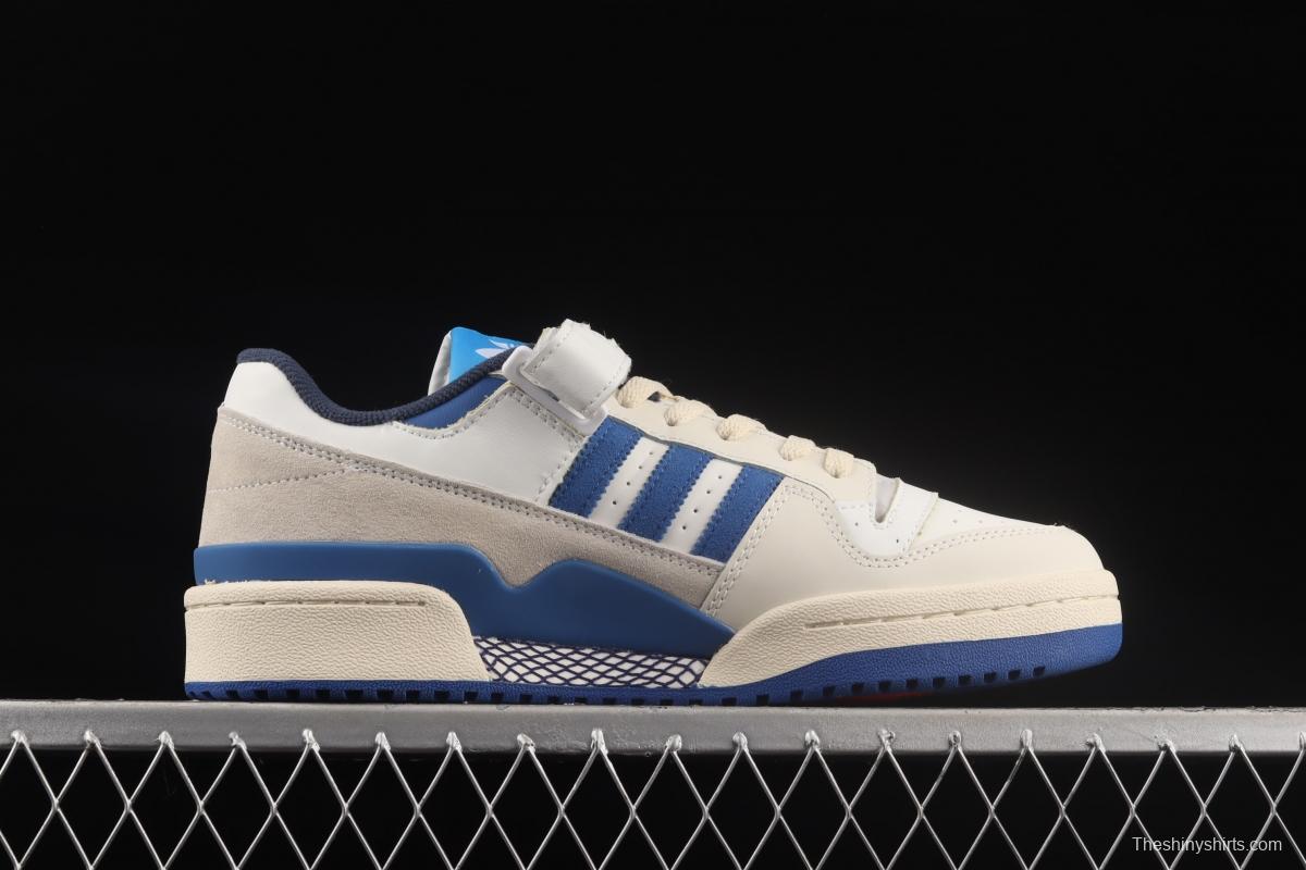 Adidas Originals Forum 84 Low Blue ThreAdidas S23764 popular single classic retro basketball shoes