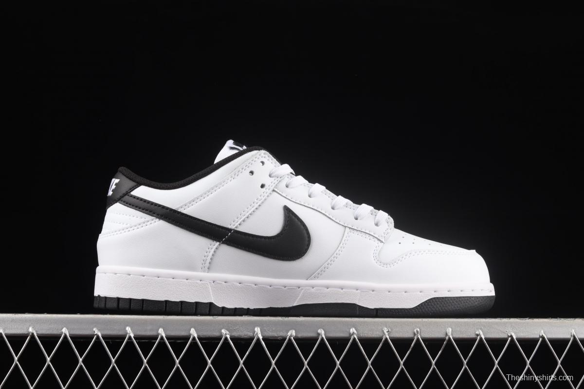 NIKE SB DUNK Low white and black color dunk series low-side leisure sports skateboard shoes DD1503-113