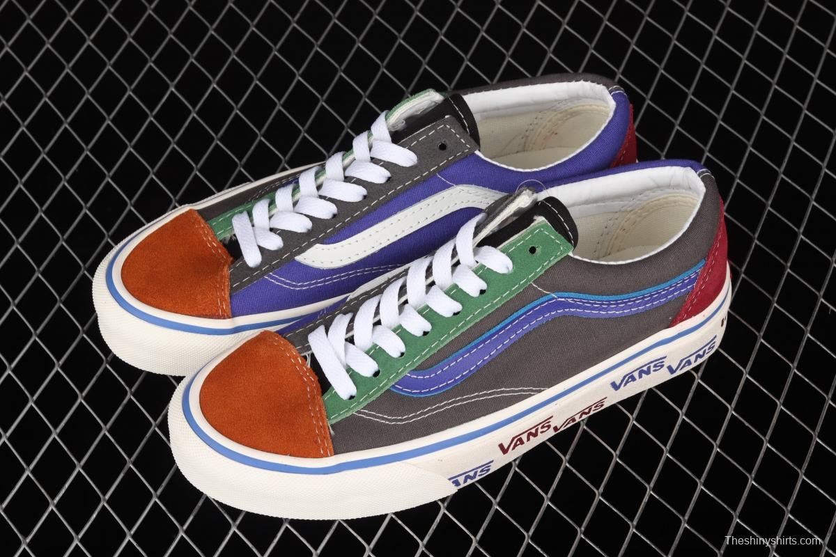 Vans Style 36 ice cream cream blue matching mandarin duck low upper board shoes VN0A54F66T7