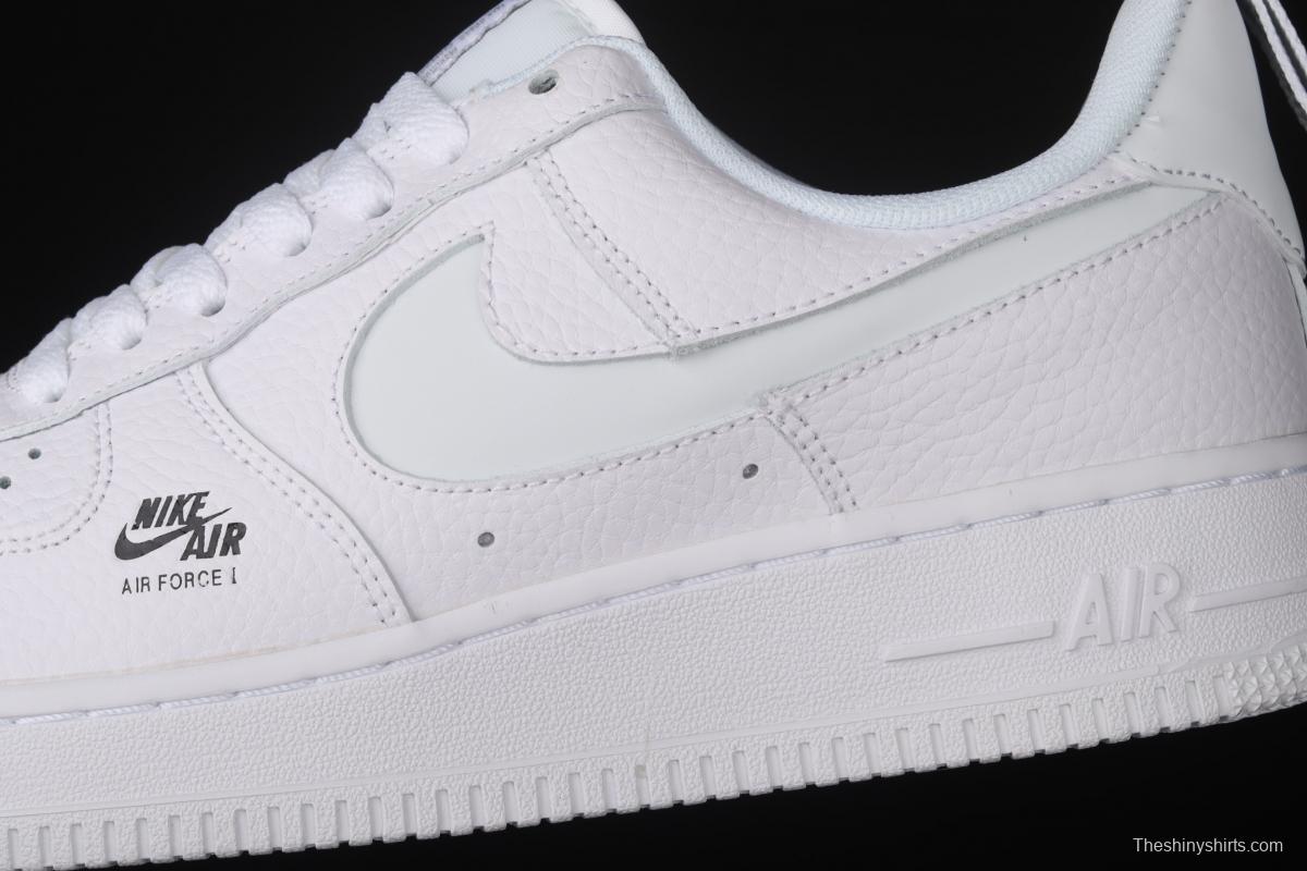 NIKE Air Force 1 Premium ShAdidasow Grey side Logo3M reflective low upper shoes CV3039-100