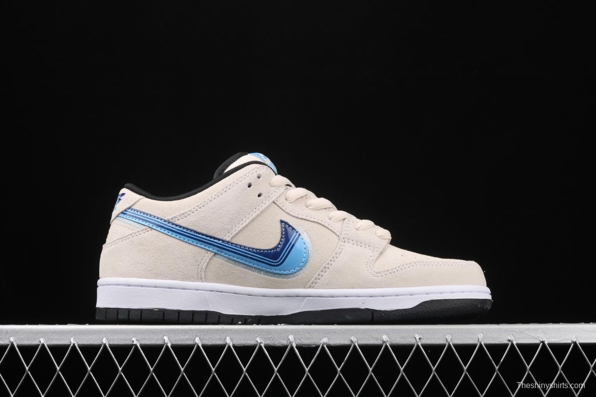 NIKE DUNK SB Low Pro road travel blue hook white blue low-top men's casual board shoes CT6688-200