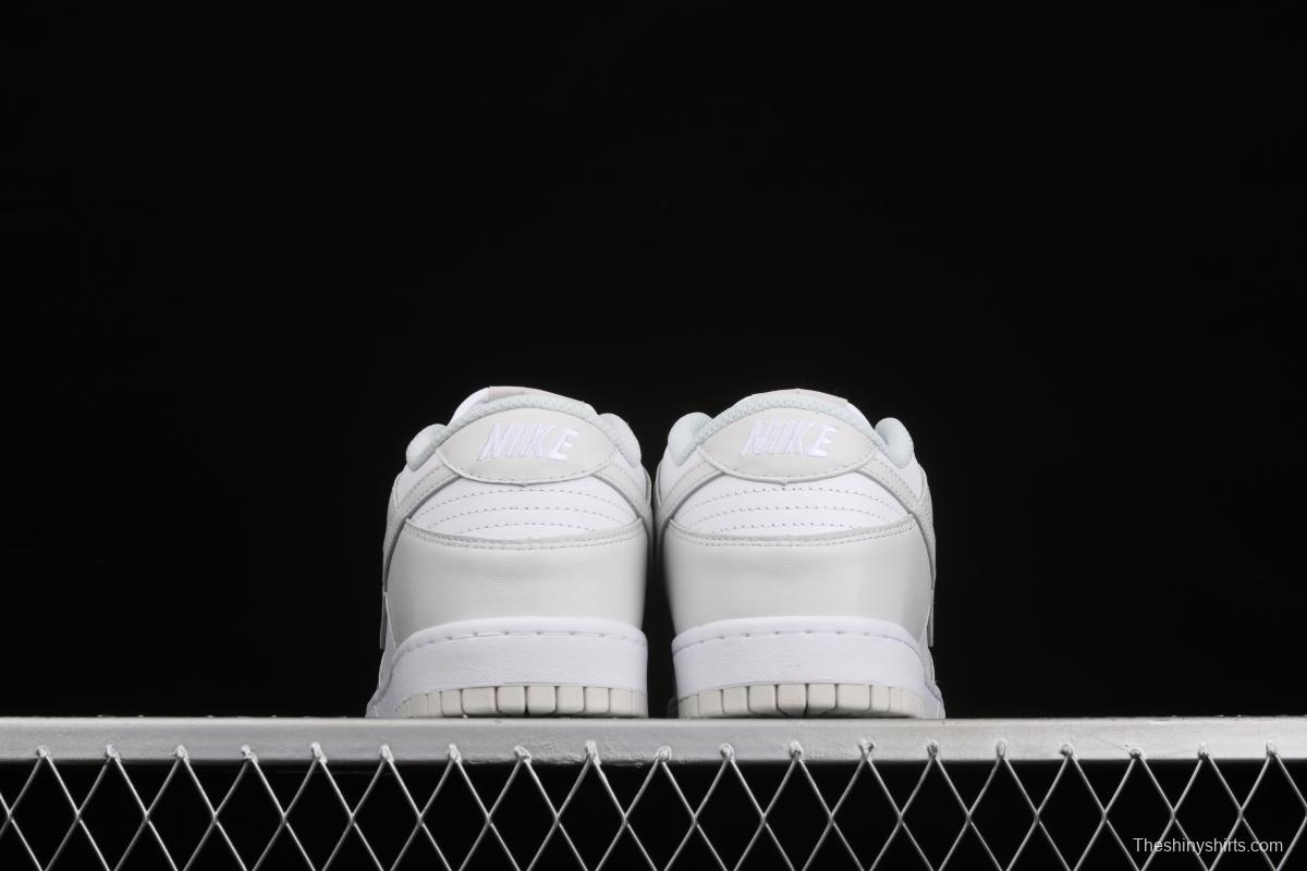 NIKE SB DUNK Low dunk series white light gray color matching low-side leisure sports skateboard shoes DD1503-103