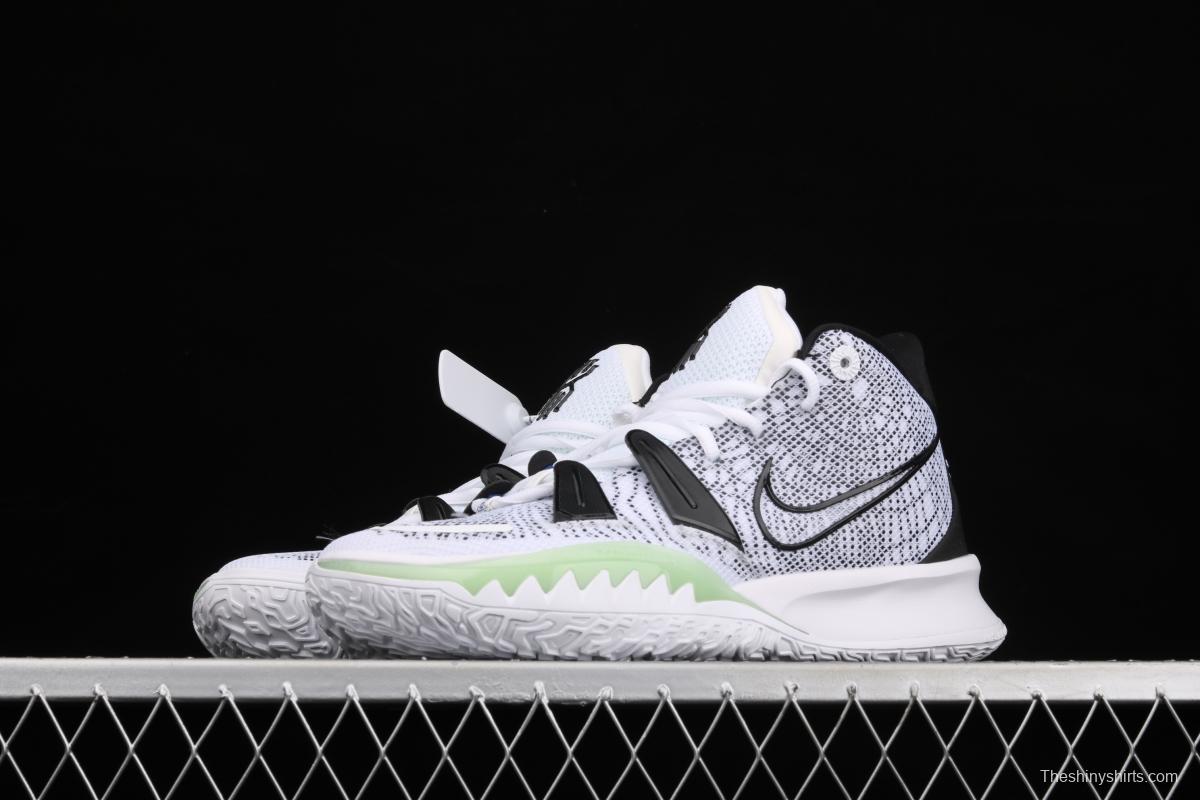 NIKE Kyrie 7 HIP-POP Owen 7th generation hip hop theme luminous white and green CQ9327-100