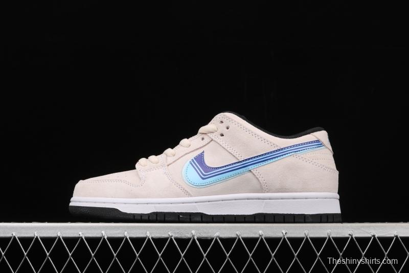 NIKE DUNK SB Low Pro road travel blue hook white blue low-top men's casual board shoes CT6688-200