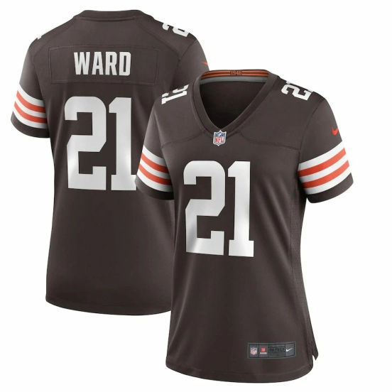 Women's Denzel Ward Brown Player Limited Team Jersey