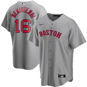 Men's Andrew Benintendi Gray Road 2020 Player Team Jersey