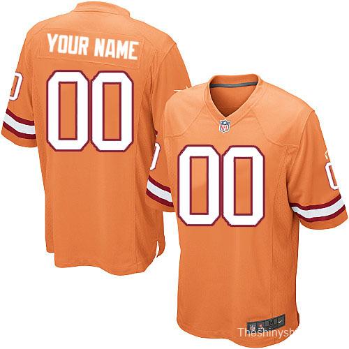 Men's Custom Orange Alternate Limited Team Jersey