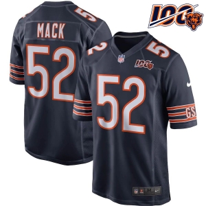 Youth Khalil Mack Navy 100th Season Player Limited Team Jersey