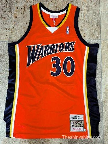 Men's Stephen Curry Orange Retro Classic Team Jersey