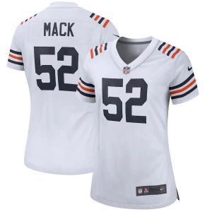 Women's Khalil Mack White 2019 Alternate Classic Player Limited Team Jersey