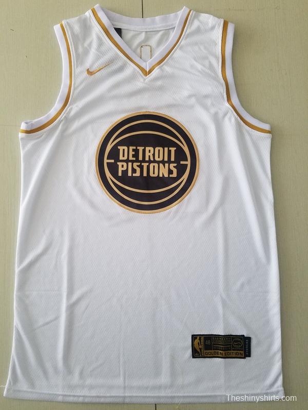 Derrick Rose 25 White Golden Edition Jersey