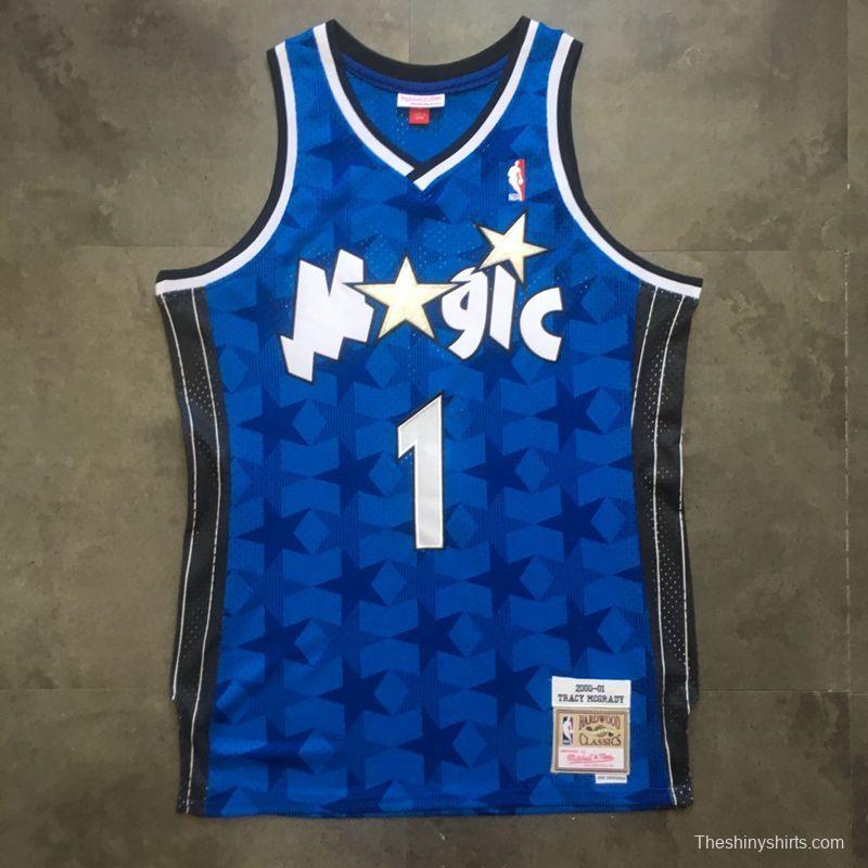 Men's Tracy McGrady Blue Retro Classic Team Jersey