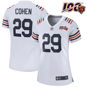 Women's Tarik Cohen White 2019 100th Season Alternate Classic Player Limited Team Jersey