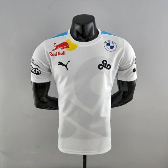 2022 F1 Red Bull /Bwm White T-shirts #0008