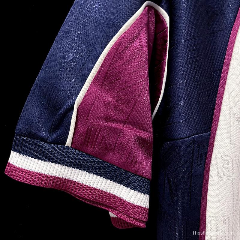 Retro 1999 West Ham Iron Maiden Away Soccer Jersey