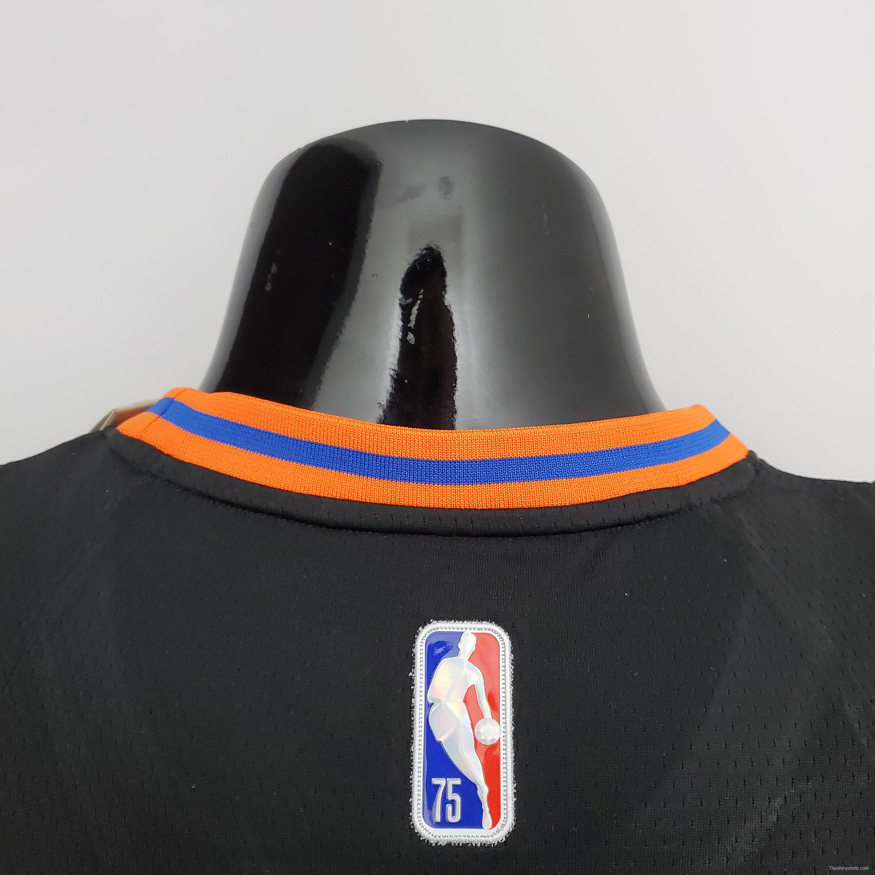 2022 Season Rose#4 Knicks Urban Edition Black NBA Jersey