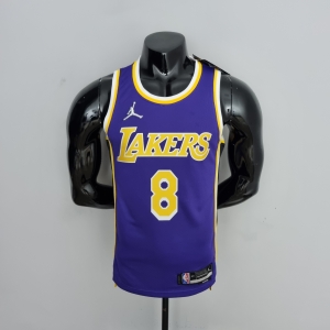 75th Anniversary BRYANT#8 Los Angeles Lakers Jordan Purple NBA Jersey