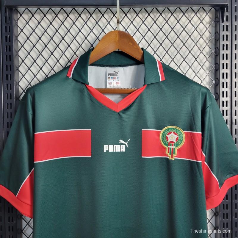 Retro 1998 Morocco Home Soccer Jersey