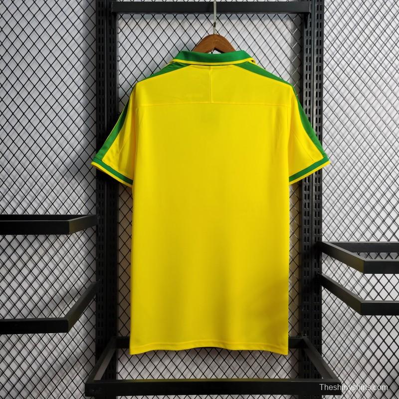 Retro1997 Brazil Home Jersey