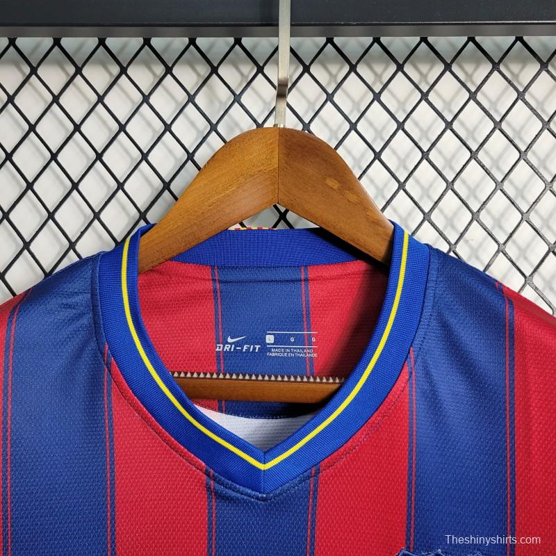 Retro 09-10 Barcelona Home Soccer Jersey