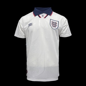 Retro 94/95 England At Home Soccer Jersey