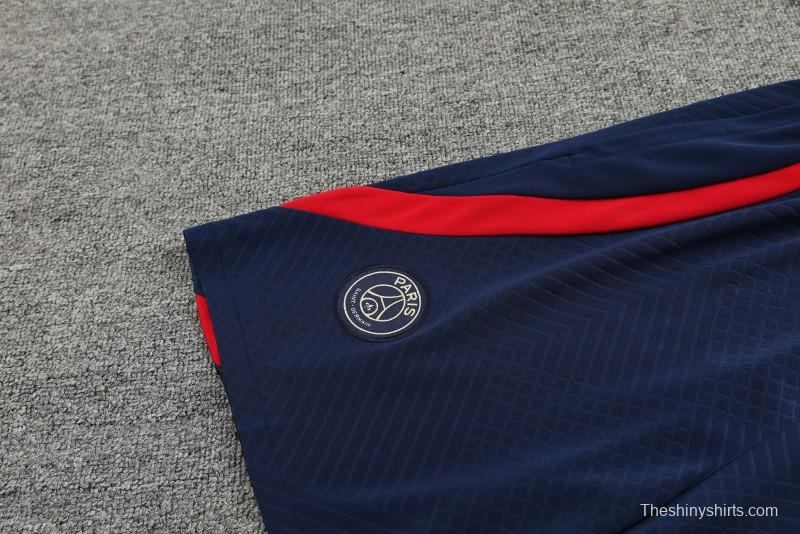 23-24 PSG Navy Vest Jersey+Shorts