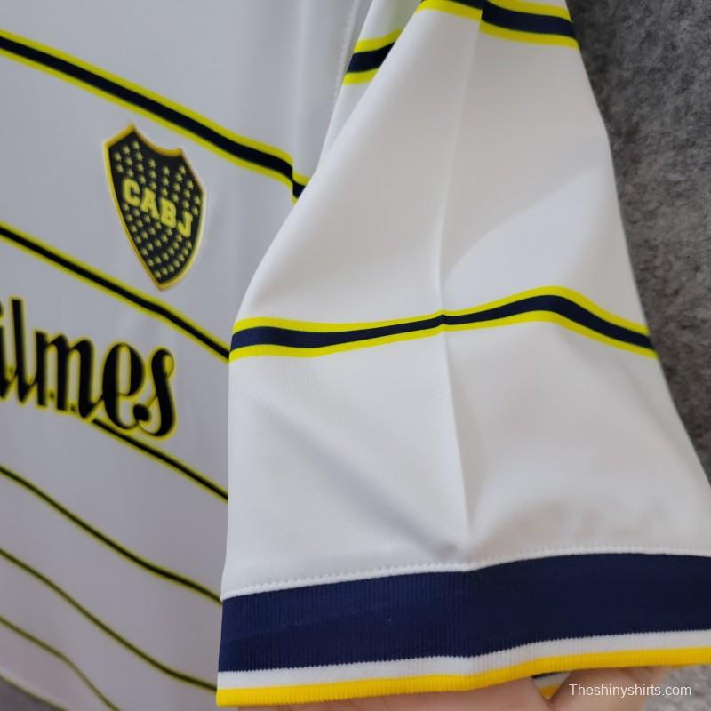 Retro 98/99 Boca Juniors Away White Jersey