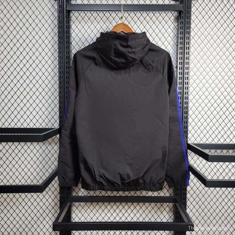 24/25 Sao Paulo Black Windbreaker