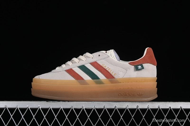 Adidas Originals Gazelle Bold IG3685 Low-Top Sneakers with Thick Sole for Casual Wear Anti-Slip and Durable