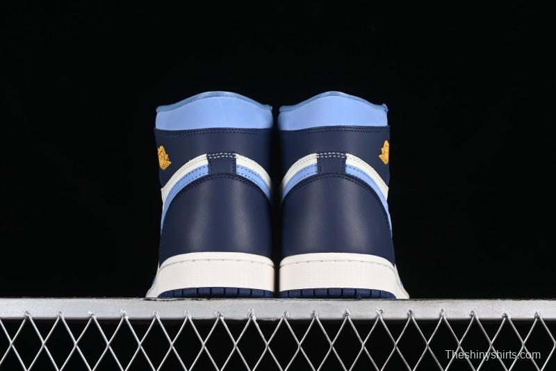 Air Jordan 1 High-Top "First in Flight" Obsidian 2.0  Basketball Shoes