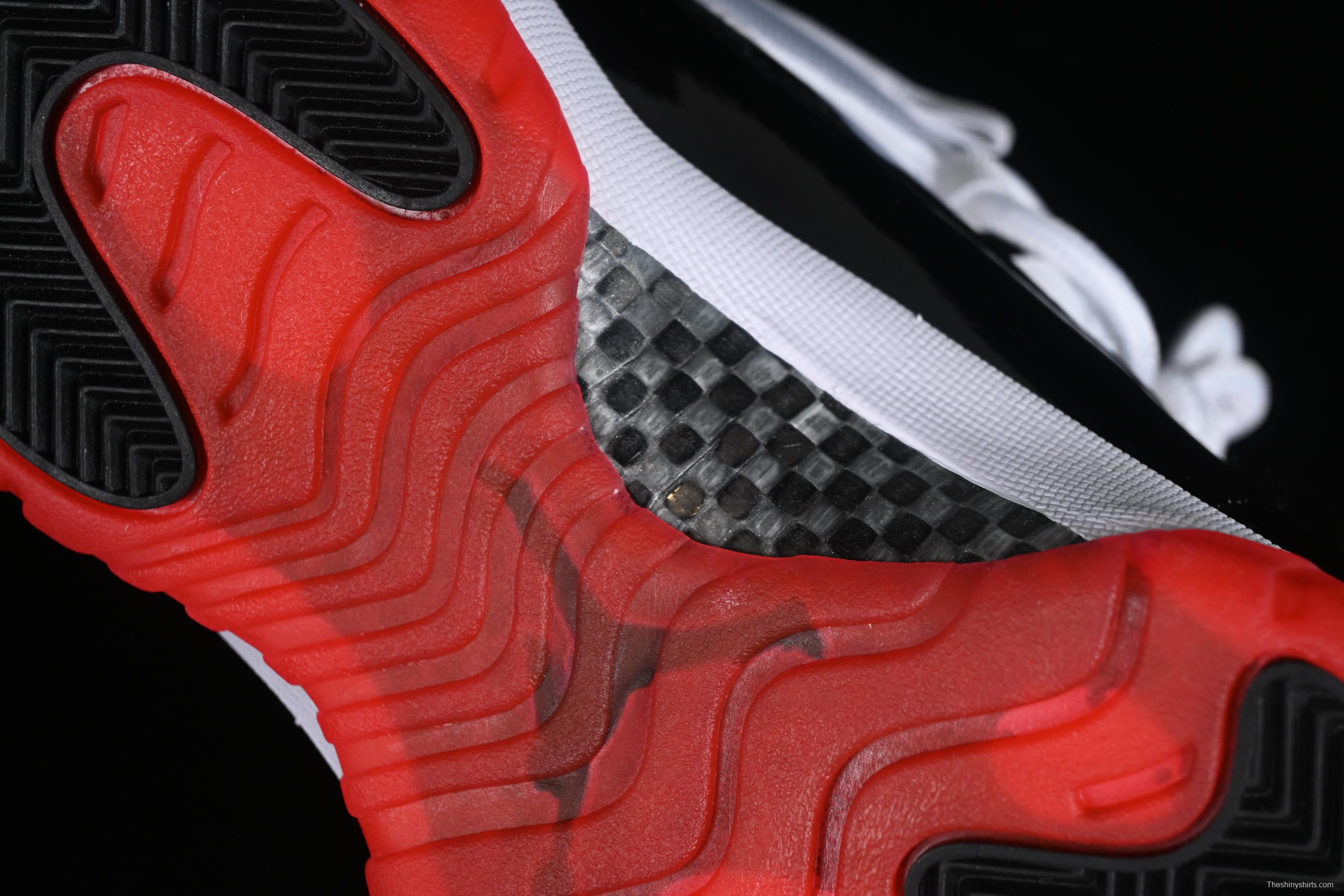 Nike Air Jordan 11 Retro Basketball Shoes with Patent Leather and Carbon Fiber Plate - CT8012-106
