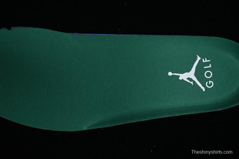 Nike Air Jordan 1 Low Golf Shoes Grey White Green - DD9315-112