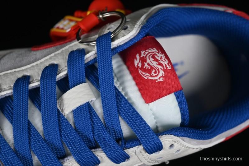 Nike SB Dunk Low Chinese New Year Limited Edition - Red Fortune Sky High Anniversary Premium Custom Low-Top Casual Sneakers - CR8033-504