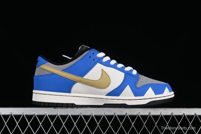 Nike SB Dunk Low Power Rangers Triceratops Colorway Low-Top Casual Skateboarding Shoes - ZZ1998-007