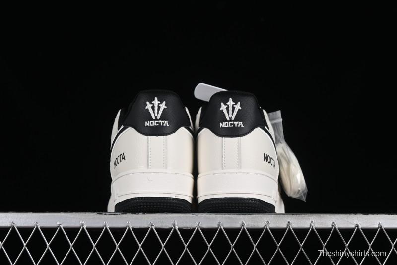 Nike Nocta x Nike Air Force 1 '07 Low Casual Sneakers with 3M Reflective Details and Full-Length Air Cushion - NO0224-023