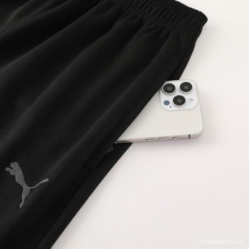 24/25 Puma Grey/Black Full Zipper Jacket +Long Pants