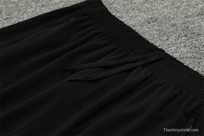 24/25 Napoli Black/Blue Half Zipper Jacket+Long Pants