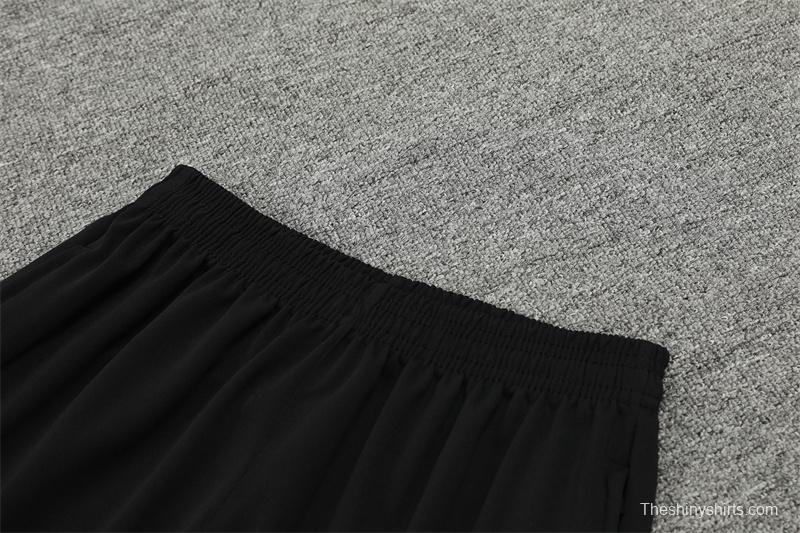 24/25 Borussia Dortmund Yellow Half Zipper Jacket+Long Pants