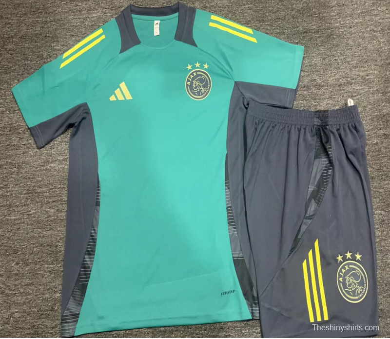 24/25 Kids Ajax Green Short Sleeve Jersey+Shorts