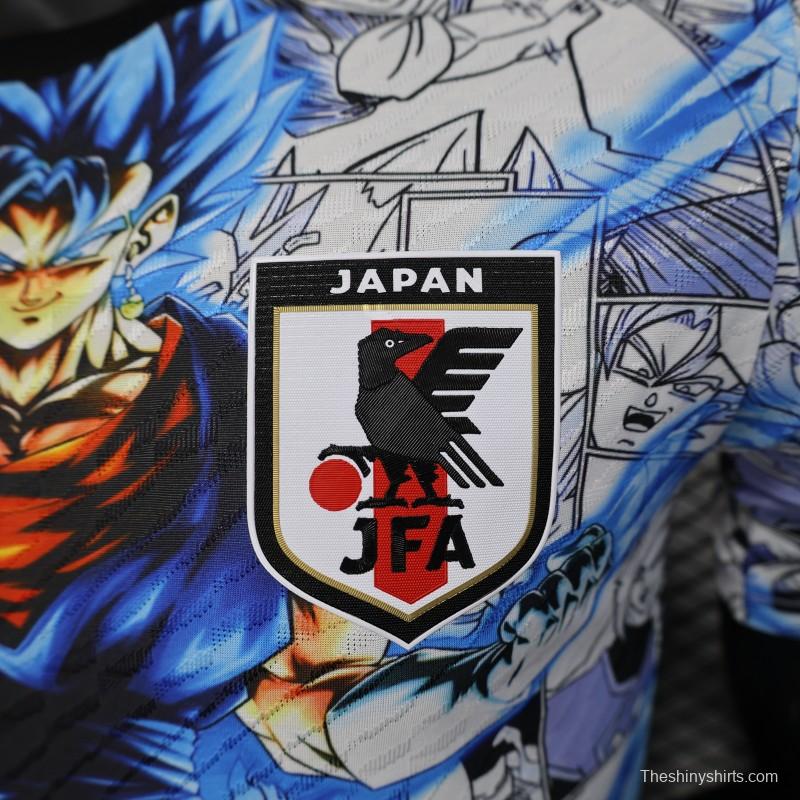 Player Version 2025 Japan White with Dragon Ball Z Anime Design Jersey