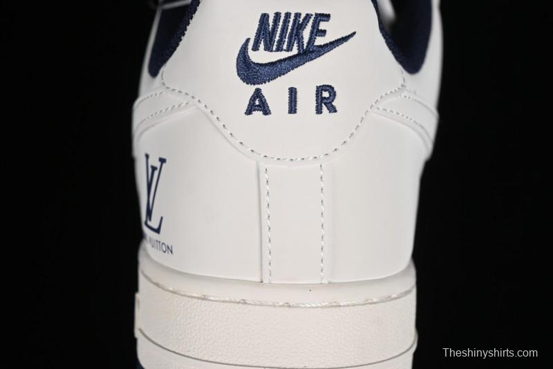 Nike Air Force 1 '07 Low LV Collaboration - Off White Double Swoosh Casual Sneakers - XZ6188-002
