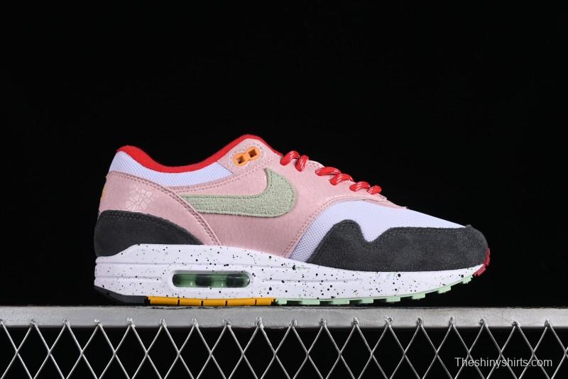 Nike Air Max 1 Retro Running Shoes with Half-Sole Air Cushion - FZ4133-640