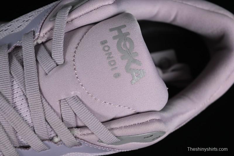 HOKA ONE ONE Bondi 8 Performance Cushion Running Shoes with Enhanced Support - 1127952 LMEL