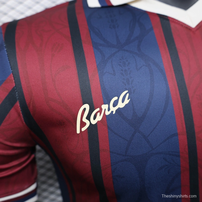 25/26 Player Version Modernist FC Barcelona Polo Jersey