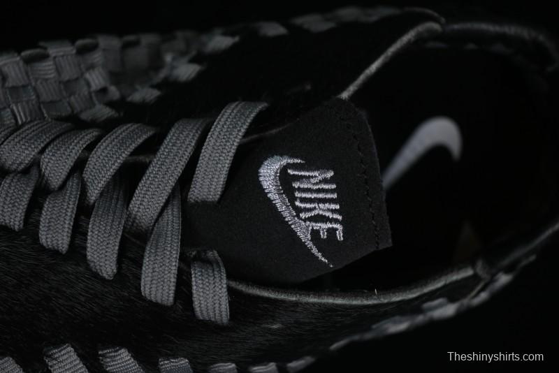 Nike Air Footscape Woven Asymmetrical Weave Slip-Resistant Low-Top Lifestyle Sneakers - FB1959-001