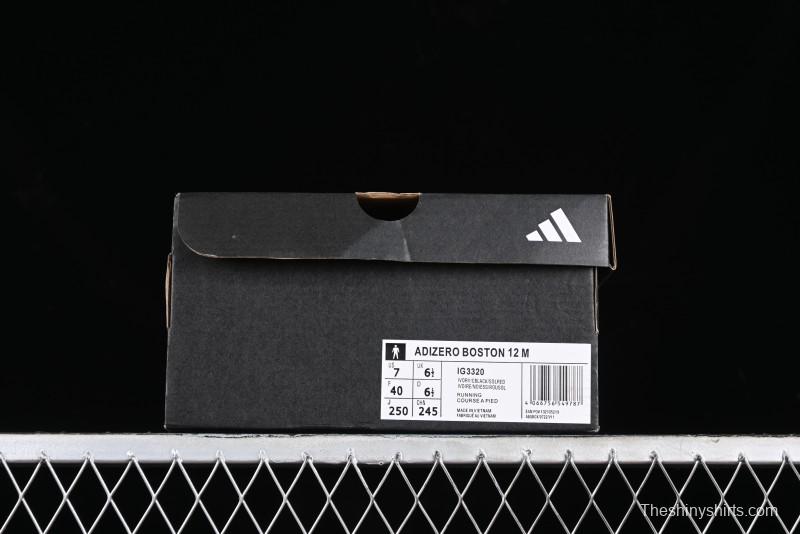 Adidas Adizero Boston 12 M Running Shoes with Lightstrike and Lightstrike Pro Technology - IG3320