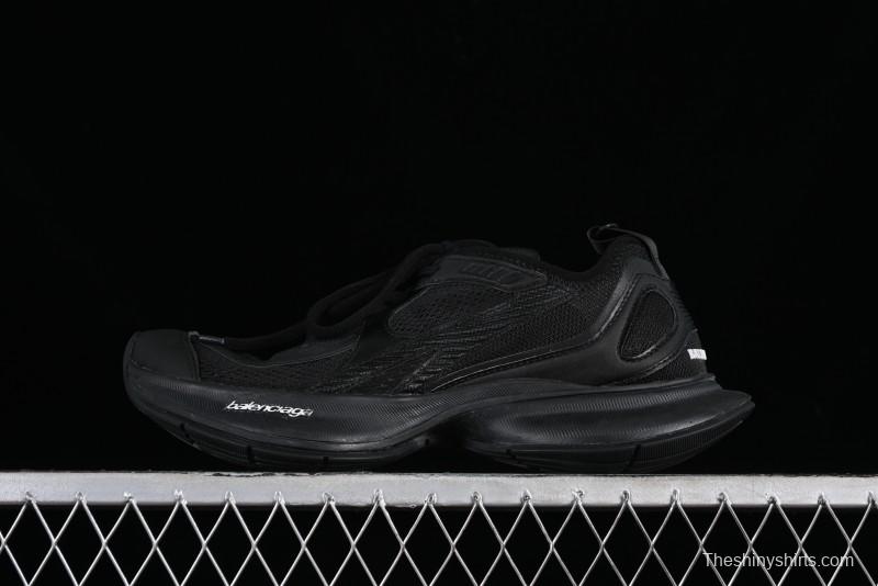 Balenciaga Circuit Lightweight Distressed Print Round Toe Fashion Casual Sneakers - WFLGY1000