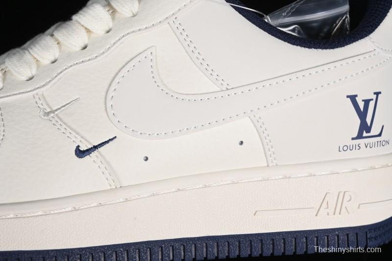 Nike Air Force 1 '07 Low LV Collaboration - Off White Double Swoosh Casual Sneakers - XZ6188-002